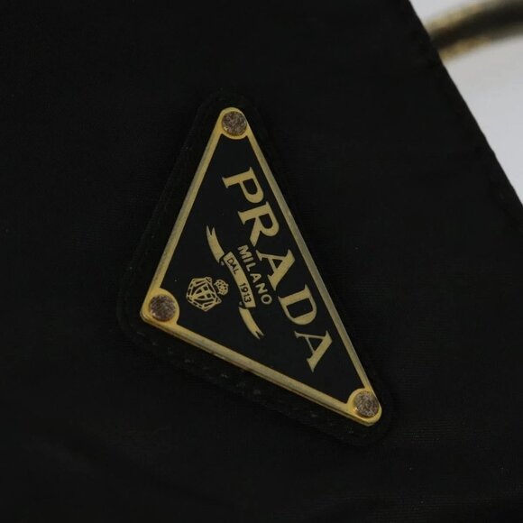 PRADA Tote Bag Nylon Black Auth - Picture 10 of 16